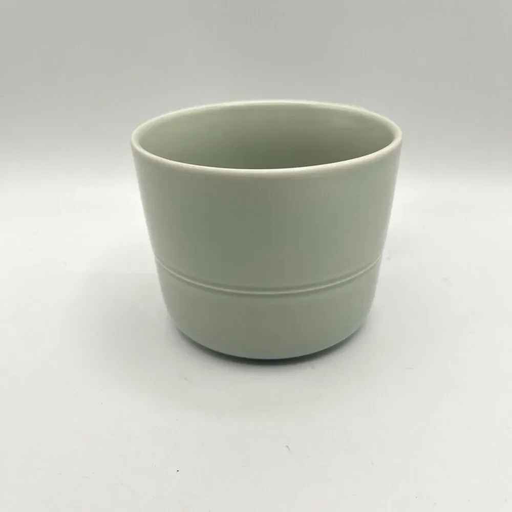 Crate & Barrel Aaron Probyn Hue Coffee Mug Light Green 12oz.
